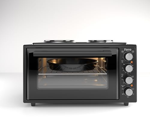 Ferre 4550X-HP - 45L Turbo Mini Oven With 2 Plate - Black