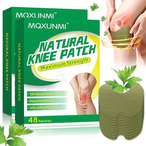 MQXUNMI Knie Patch, 96Pcs Wärmepflaster für Knie, Schmerzpflaster in Minuten, lindert Muskelkater, Rücken, Schmerzlinderung for Nacken, Schulter, Lendenwirbelsäule, Pain Relief Patches