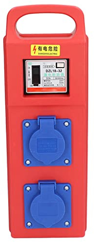 Industrial Outlet Portable Distribution Box 3 Hole Power Outlet 220‑250VAC IP44 for Construction Sites