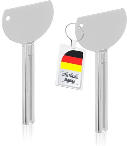 ECENCE 2Stück Tubenquetscher, Tubenausdrücker für Zahnpasta, Farbtuben, Kosmetik, Senf, Tubenpresse, Squeezer für Bad & Küche, Rostfreie Aluminiumlegierung