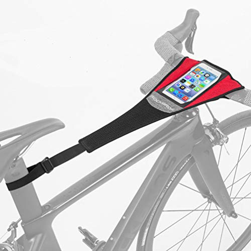 ROCKBROS Protezione Anti-Sudore per Telaio Bici, Fascia Sudore per Bicicletta MTB, con Custodia Porta Cellulare, para Sudore per Rulli Bici da Corsa Allenamento, Accessori Bici