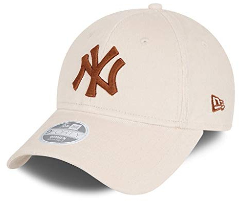 New Era York Yankees Cap MLB Basecap Cord Kappe Baseball Damen Beige - One-Size
