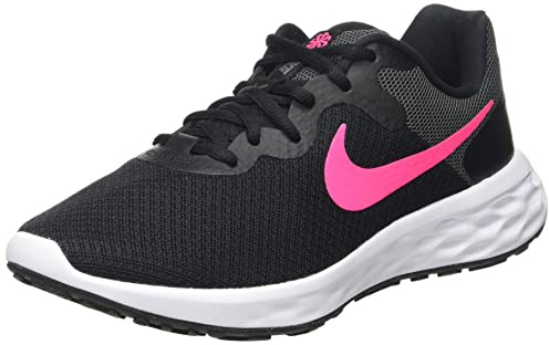 Nike Damen W Revolution 6 NN Sneaker, Black/Hyper Pink-Iron Grey, 40 EU