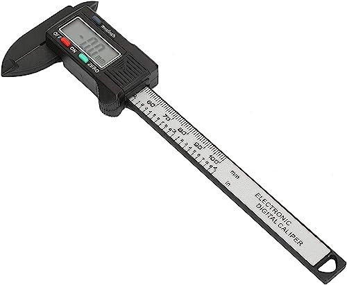 Pied à coulisse numérique, outil de mesure avec grand écran LCD, 100 mm Pied à coulisse pour mesurer la longueur, la profondeur et le diamètre intérieur et extérieur