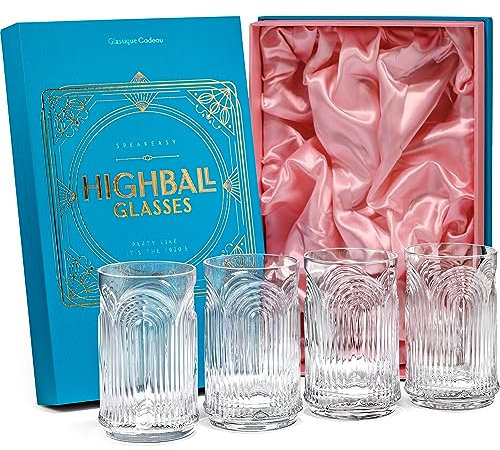 Verres Art déco Highball années 1920