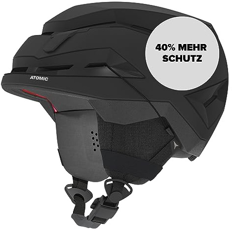 ATOMIC BACKLAND Skihelm leicht & sicher - Maximale Stoßdämpfung - Active Aircon Belüftungssystem - 3D Ear Pads + 360° Fit System für perfekten Sitz