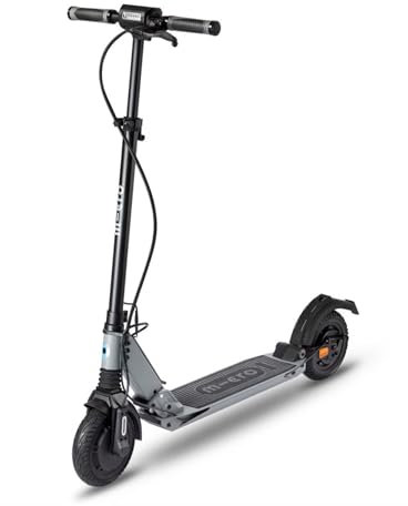 Micro | Elektroroller Merlin II | Dreifach-Bremssystem | 4 Fahrmodi | LED vorne/hinten | faltbar | Anfänger & Erfahrene | 25 kph | ab 14 Jahren