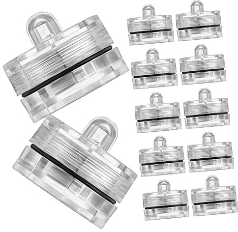 UPKOCH 12 Stück Led Teelichter Mit Farbwechsel Batteriebetriebene Tauchlichter Kunststoffmaterial Warmes Flackern Für Hochzeit Party Gartendekoration