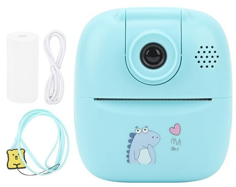 Cámara Instantánea Digital, 2.0 Pulgadas IPS FHD 1080P 44MP Cámara Digital Impresora Térmica Cámara Digital para Niños Mini Cámara Instantánea para Niños