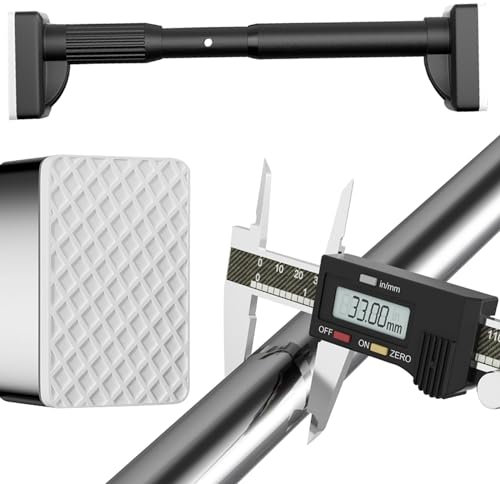 Barras de cortina, sin taladrar, 410-500 cm, 360-450 cm, 310-400 cm, sin taladrar, antideslizante, barra de cortina, barra de sujeción, barra telescópica, para baño, armario, ventana, diseño de