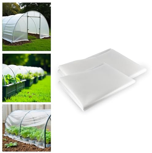 MODO AGRO Plástico Invernadero traslúcido agrícola. Plástico Especial Agricultura y protección huertos Plantas Exterior Ideal para invernaderos huertas y Jardines (2x3)