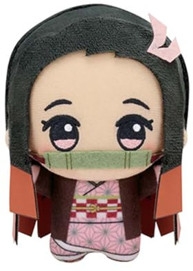 Zhongkaihua Kamado Nezuko Plüsch-Anhänger, Figur, Anime, PP-Baumwolle, gefüllt, Auto, Zuhause, Tasche, Schlüsselanhänger, Dekoration, weiches Kissen für Fans, 10 cm