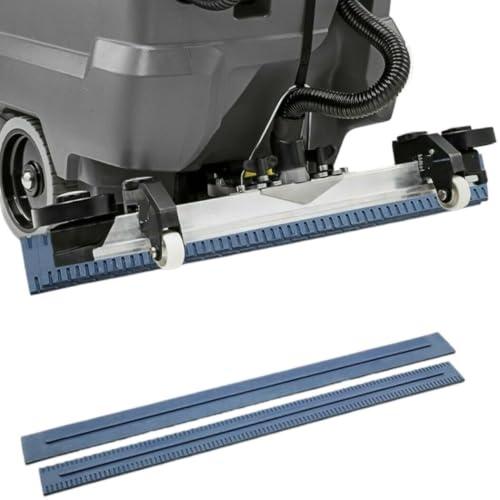 Raclette en caoutchouc for sol, pièces de rechange for autolaveuse, bandes absorbantes de rétention d'eau, compatibles avec Karcher BD50/50 BD50/70 (2 pièces)
