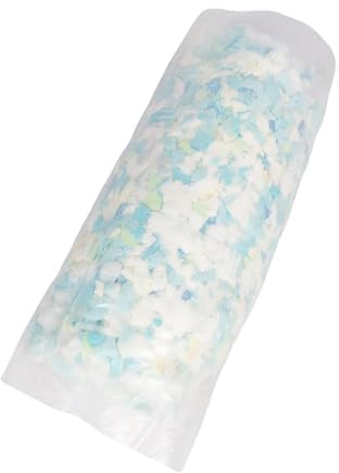 KESOTO Relleno de Almohada de Espuma Viscoelástica, Material de Bricolaje, Cómodo Y Ligero, Relleno de Cojín Tipo Puf, 1 Kg