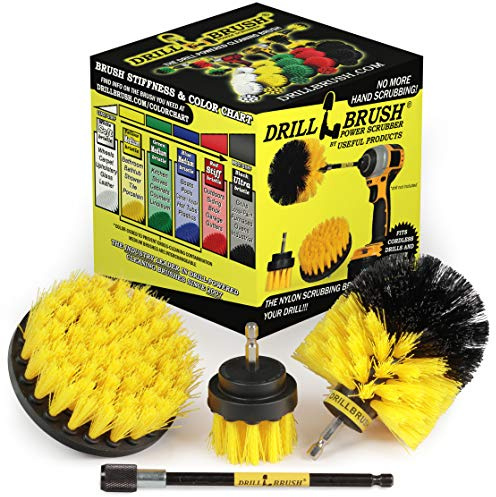 Bathroom Scrubber Brushes - Drill Scrub Brush Attachment - Bathroom Mirror