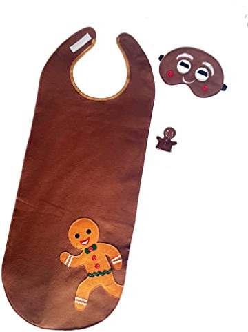 ZAC HOME World Book Day Ginger Bread Man Costume for 3-12 year old