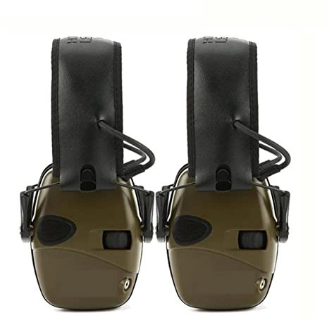 Casques anti-bruit Protection d'oreille électronique Amplification Amplification Anti-bruit Earmluffes professionnelles Defender Oreille de chasse Sport extérieur Cache-oreilles de sécurité à réductio