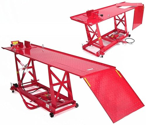 Apex Motorradhebebühne pneumatisch Motorradheber 450kg Hebebühne Motorrad Bühne 66152 AWZ