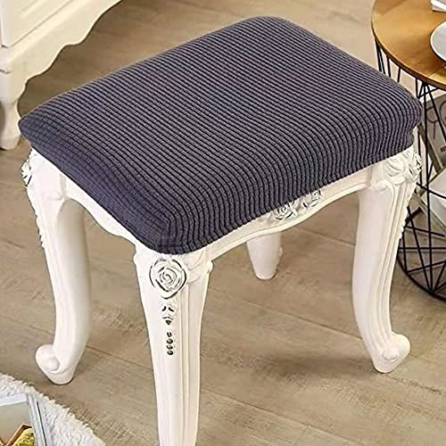 Stretch Hocker Stuhlbezug Runder/Quadratisch Sitzhocker Bezug Luxuriöser Hocker Protector Bezug Waschbarer Drehbarer Stuhlbezug Für Stuhlkissen Stuhlschutz Haushalt Zubehör ( Color : #3 , Size : 30x40
