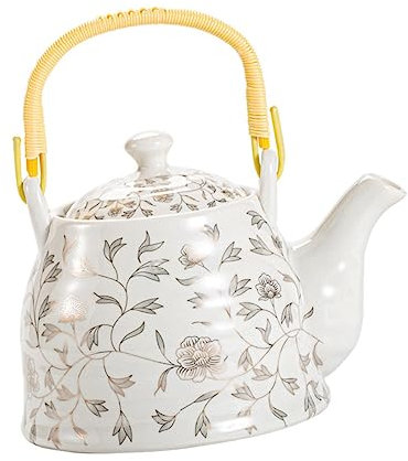 HEMOTON 1pièce Théière Céramique Avec Filtre Grand Modèle Pour Infusion De Thé Fleurs Résistante Chaleur Pour Maison Et Restaurants