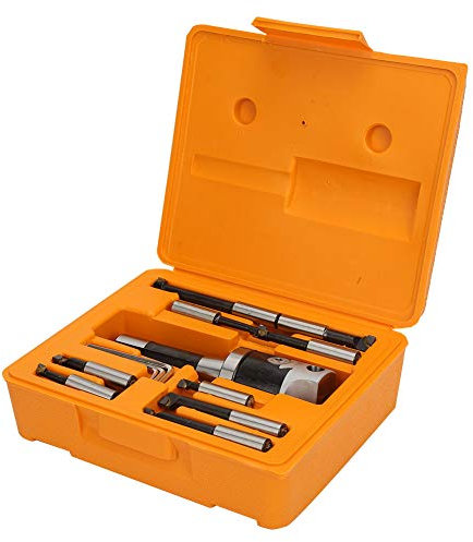 Testa di Alesatura 13 Pezzi, Accessori per Fresatrici per Barre di Alesatura Acciaio Al Carbonio Barra di Alesatura Inglese R8 Tornio CNC Processo F1 0,001 '' 7/16-20UNF Set