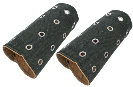 GARVALON Schnittfeste Handgelenksmanschetten Mit Stahlverstärkungen Für Holzbearbeitung Strapazierfähiges Material Für Komfort Und Atmungsaktivität Universalgröße Mit Schnalle Für Zusätzlic