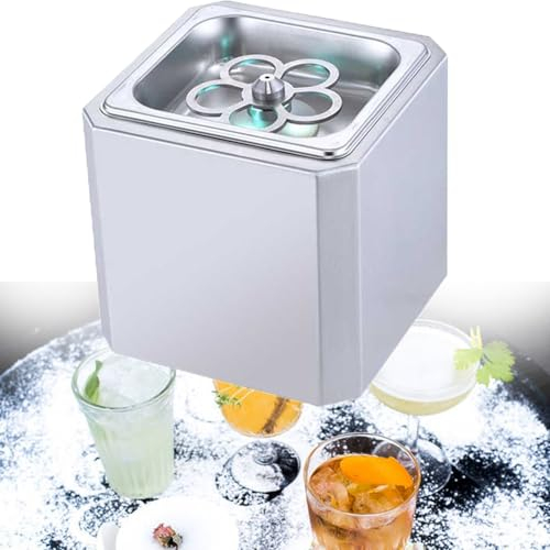 ZHIXUMM Enfriador De Vidrio Froster Mini Enfriador De Vidrio Co2 Congelador para Tazas Y Vasos, EnfríE InstantáNeamente Sus Vasos En Segundos, con Luz Led, Enfriador De Bebidas InstantáNeo