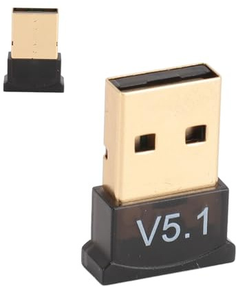 USB Bluetooth Adapter för PC, Bluetooth 5.1 Dongle Receiver, Dual Mode Support BLE, Bluetooth Dongle Adapter för 7/8/8.1/10/11