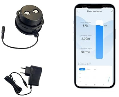 EPTTECH TLC2206-ZB ZigBee App WiFi Erinnerung Flüssigkeit wasserdicht IP67 Genauigkeit des Flüssigkeitsstands des Öltanks Sensorüberwachung Controller Alarmanzeige
