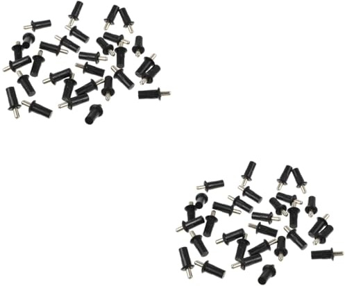 Generico 2 Set Fermo Dell'otturatore Superare di Rivestimento Kit Socchiudi Persiane Accessori per Tapparelle Perno Sostituzione Tapparella Catenaccio Telescopico in Ferro 30 Pezzi * 2