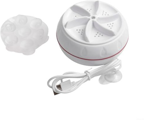 Mini machine à laver portable pour voyage, Turbo Cleaner pour chaussettes et sous-vêtements, lave-vaisselle compact avec ventouses, économe en énergie