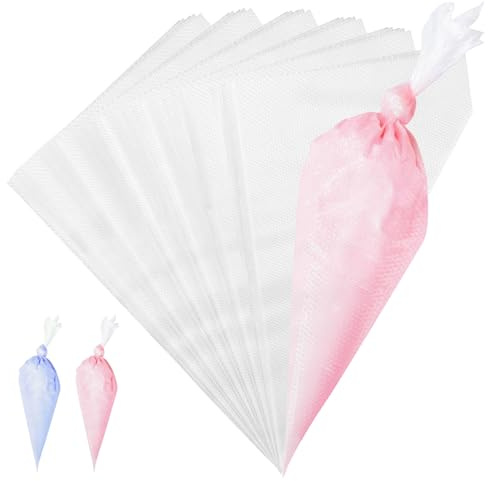 JasCherry Poche a Douille Patisserie, 100 PCS 30CM Poches à Douille Jetable Professionnelle, Kit Patisserie Accessoire pour Glaçage et Décoration de Gâteau Sucre Fondant