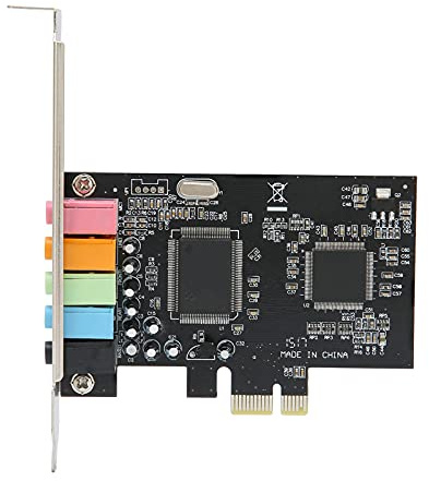 Sxhlseller Soundkarte 6-Kanal Stereo Desktop Signalumwandlung Hardware mit Treiber CD, CMI8738 5.1 Chip, PCI-E, für 7/Vista/XP