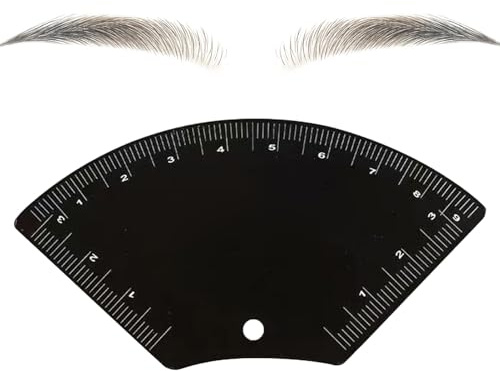 Règle Sourcils,Gabarit Réutilisable Rapide Pour Dessin Sourcils,Accessoire de Maquillage Polyvalent | Usage Salon Coiffure Spa Bureau Voyage Mariage Extérieur Dressing
