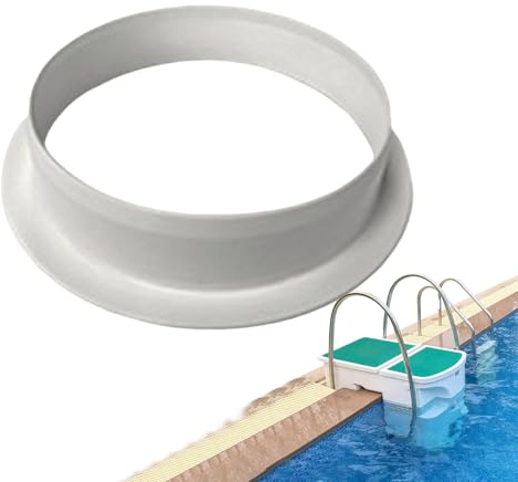Poolskimmer korgring – 360 g poolkorgstödsstöd, stabil hålhållare, filterskyddstillbehör, kraftigt poolunderhållsverktyg för inomhuspooler bakgård badtankar trädgårdsvatten