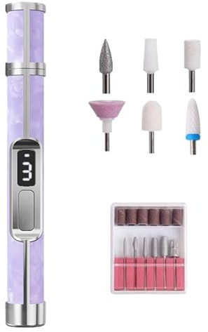 Elektrische Nagelfeile Set - Elektrisches Poliergerät Für Nägel - Kompaktes Schleifgerät Für Maniküre Und Pediküre - Zum Schneiden Formen Und Pflegen Von Fingernägeln Zehennägeln Nagelhaut Für Man