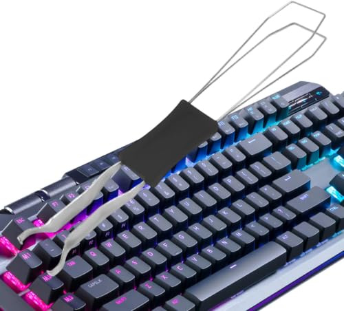 Keycap Lifter - Praktiskt verktyg för mekaniska tangentbord | Säker | För reparation och städning för verkstadshushållsdatorreparation och elektronikvårdsprojekt
