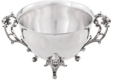 Hefra Calice della Zuccheriera Oxide, Ottone, Argento, 16 x 16 x 18 cm