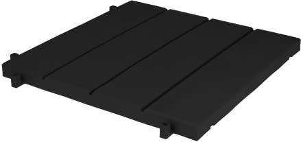 Ondis24 7er Set Bodenplatte Terrassen,- und Gartenfliese Dalle Aspect 40x40 Stecksystem schwarz, flexibel erweiterbar, einfaches Klicksystem, witterungsfest, Outdoor & Indoor