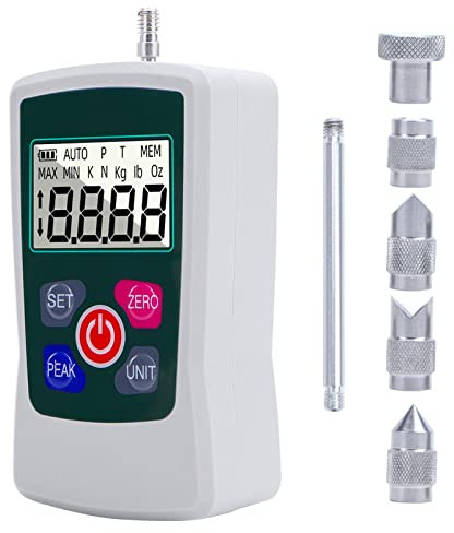 Digital Force Gauge 500N Push Pull Gauge 500N Digital Force Gauge Push-Pull Meter for Tension & Compression Testing