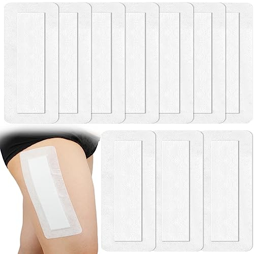 Adhesive Island Wound Dressings Knee Replacement Surgery Breathable Extra Large Bandage Patches with Non-Stick Pad for Hip to Leg Stitches Incision Back Surgery Open Cuts 4x14 (Pack of 10)