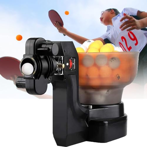 ExoticaBlend Tischtennisroboter, Ping-Pong-Ballmaschine, automatische Tischtennismaschine für das Training mit 36 verschiedenen Spinbällen + Tischtennisbällen