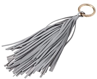 BESTYASH Quasten Taschenanhänger Leder 21cm Als Schlüsselanhänger Für Damen Handtasche Und Rucksack