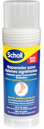 Dr. Scholl's Bálsamo Reparador para talones agrietados - Suaviza, Hydrata y/e Repara los talones secos y agrietados - un 25% de urea, sales de Epsom y aceites esenciales