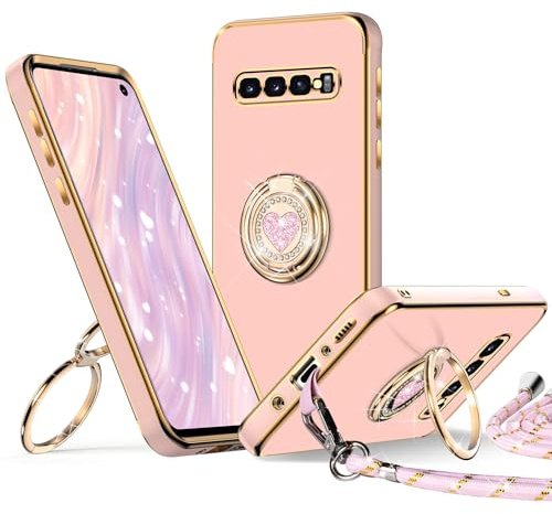 XYZ für Samsung Galaxy S10 Hülle mit Band, Rosa