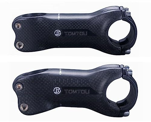 LUOKEKE Lenkervorbau Matte 3K Carbon Vorbau Fahrrad Vorbau Teile Fahrrad MTB Oder Road Vorbau 31,8mm Lenker Berg Zubehör Winkel 6/17 Grad Fahrrad Vorbau