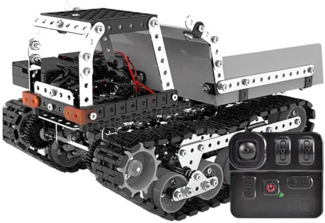 GOUX 3D RC Metall Mechanische Muldenkipper Montage Modell für Erwachsene, Kreative Mechanische Baukasten LKW, Herausforderung Brain Teasers Geschenke (996PCS)
