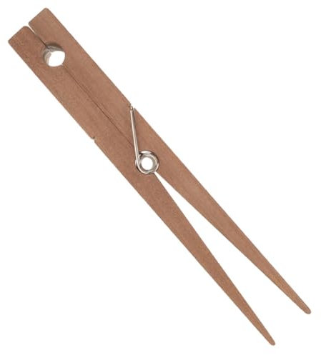 TOPBATHY Wooden Towel Rack Non Slip Clips Clothespin Rustic Bathroom Accessory Beach Towel Clips for Beach Chairs