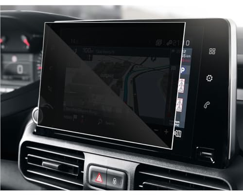 KARYLAX - Protection d'écran Anti-Espion, Film Protecteur Confidentialité Privacy Compatible pour Peugeot Partner 2021 i-Cockpit 8 Pouces