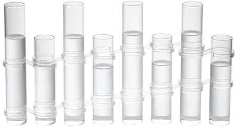 Etyrerre Blumenvase mit Scharnier, Verschiedene Höhen, Zylinder, Reagenzglas, Anzuchtstation, für die Innendekoration